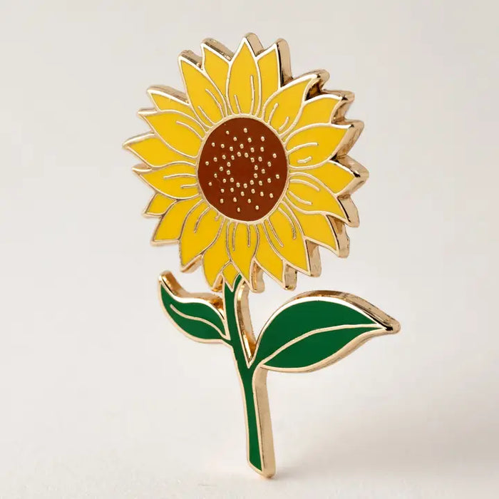 Sunflower Enamel Lapel Pin