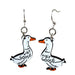 Silly Goose Wood Earrings