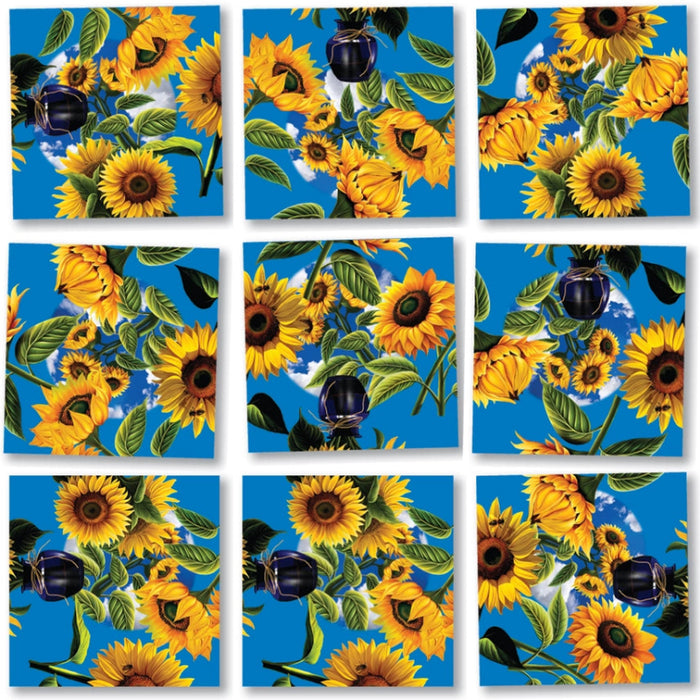 Sunflowers Scramble Squares Puzzle