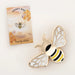 Queen Honey Bee Enamel Lapel Pin