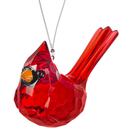 Elegant Cardinal Acrylic Ornament