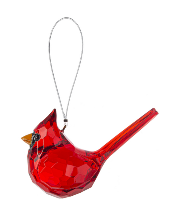 Elegant Cardinal Acrylic Ornament