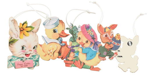 Vintage Easter Ornament Set of 4