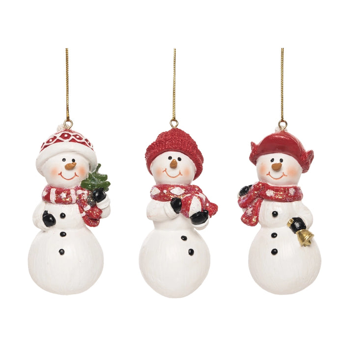 Cutie Snowman Ornament - assorted styles sold separately