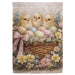 Happy Easter Chicks Vintage Garden Flag