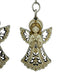 Christmas Angel Wood Earrings