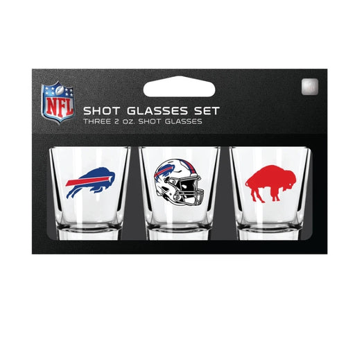 Buffalo Bills Shot Glasses - Set of 3