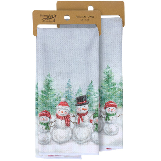 Snowman Family Kitchen Towel