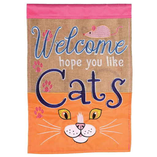 Hope You Like Cats Garden Flag