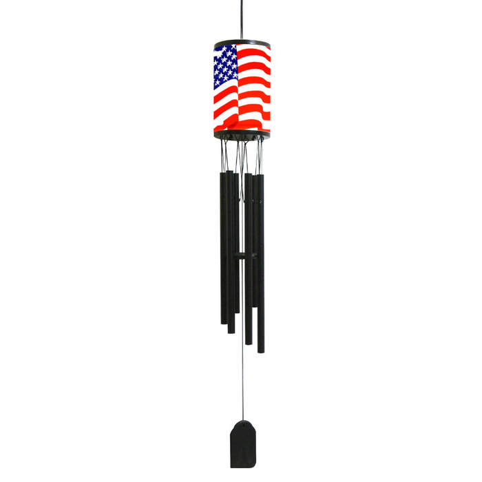 American Flag Wind Chime