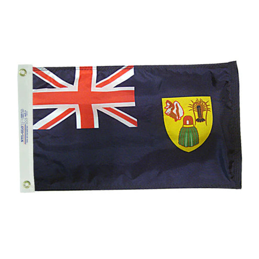 12x18" Turks and Caicos Islands Nylon Boat Flag