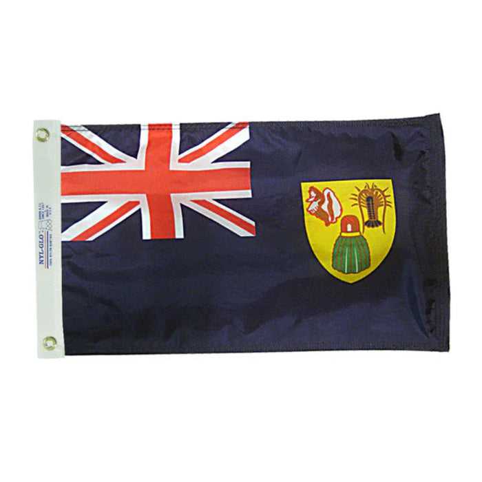 12x18" Turks and Caicos Islands Nylon Boat Flag