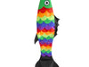 55" Black Tail Rainbow Fish Windsock