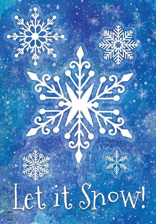 Snowflakes Collection Banner Flag