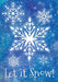 Snowflakes Collection Banner Flag