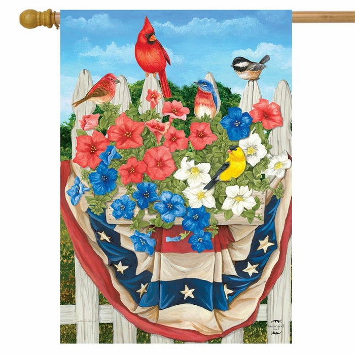 American Birds Banner Flag