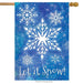 Snowflakes Collection Banner Flag