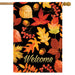 Fall Leaves Banner Flag