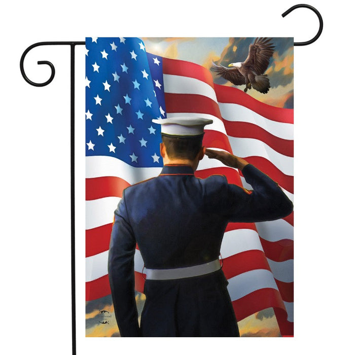 America's Heroes Garden Flag