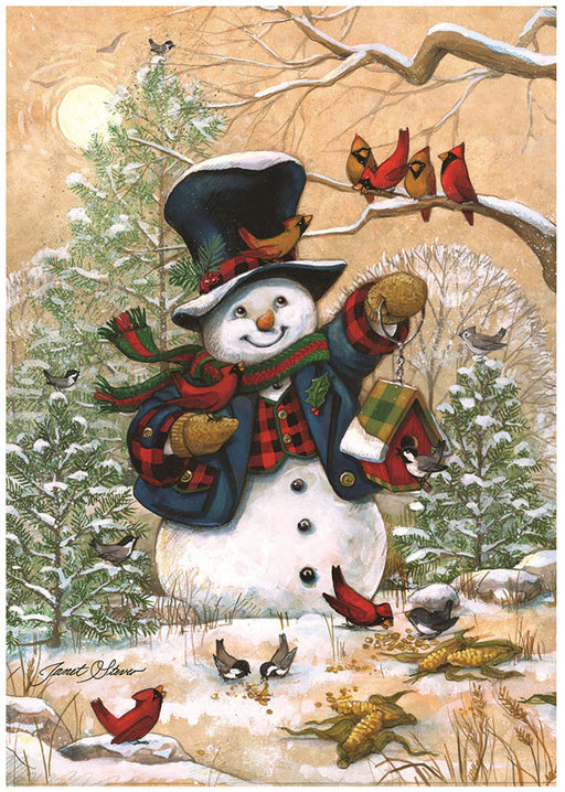 Winter Friends Decorative Flag