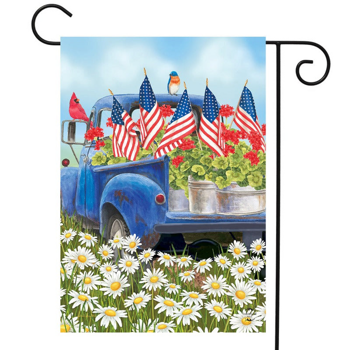 All American Truck Garden Flag