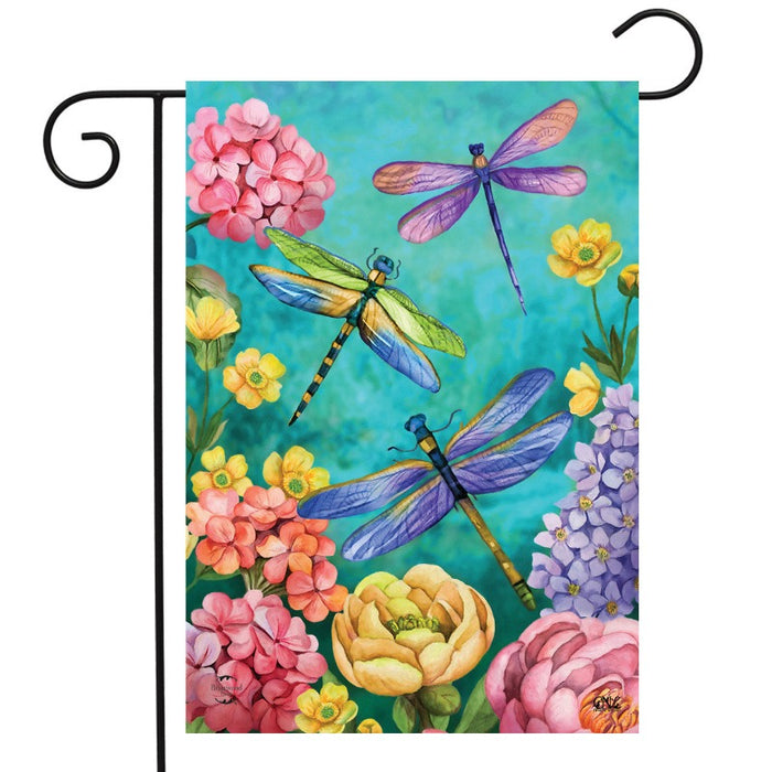 Dragonfly Garden Garden Flag