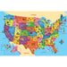 USA Map 80 Piece Floor Jigsaw Puzzle