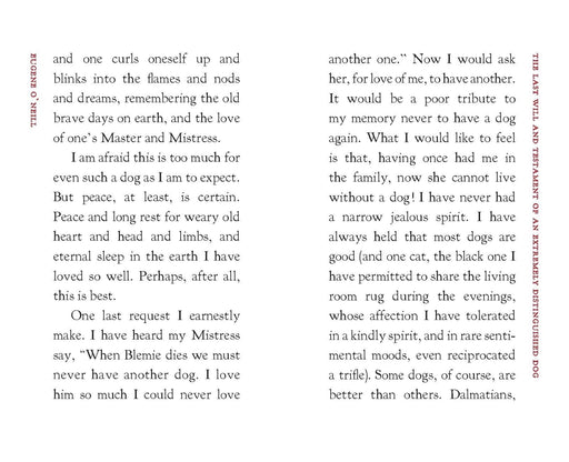 The Last Will and Testament of a Distinguished Dog Book