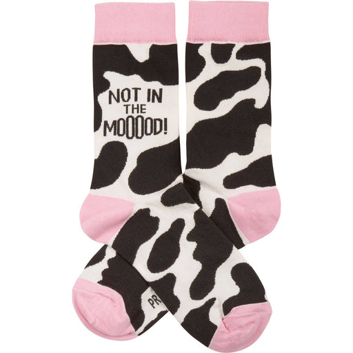 Not In The Mooood Crew Socks