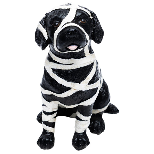 Mummy Black Labrador Figurine