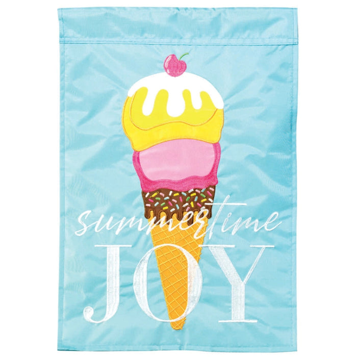 Summertime Joy Ice Cream Garden Flag