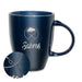 18oz Buffalo Sabres Navy Ceramic Lustre Mug