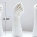 White Hand Shaped Ceramic Vase