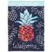 Whimsy Pineapple Applique Banner Flag