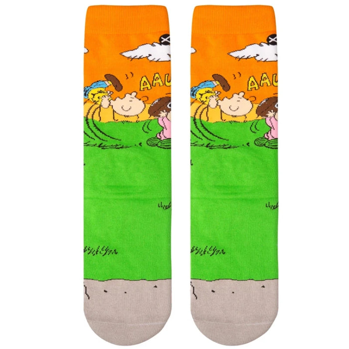 Charlie Brown Football Men's Crew Socks