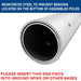 11.5' Open Blue and White Feather Flag & Pole Kit