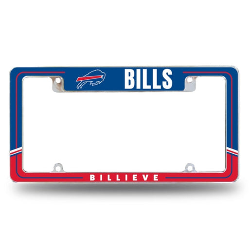 Buffalo Bills Two-Tone Chrome License Plate Frame