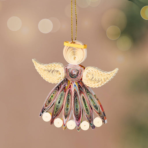 Angel Quilled Paper Ornament