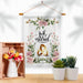 Wedding Rings Celebration Banner Flag