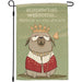 Somewhat Welcome Dog Garden Flag