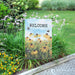 Rustic Welcome Black-Eyed Susans Garden Flag