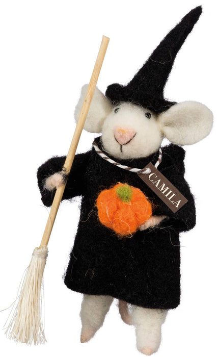 Witchy Mouse Critter Ornament