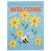 Welcome, Now Buzz Off Garden Flag