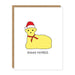 Baaa Humbug Butter Lamb Greeting Card