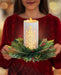 Holiday Light Up Candle Pop-Up Bouquet w/ Note Card
