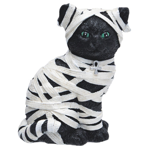 Mummy Black Cat Figurine