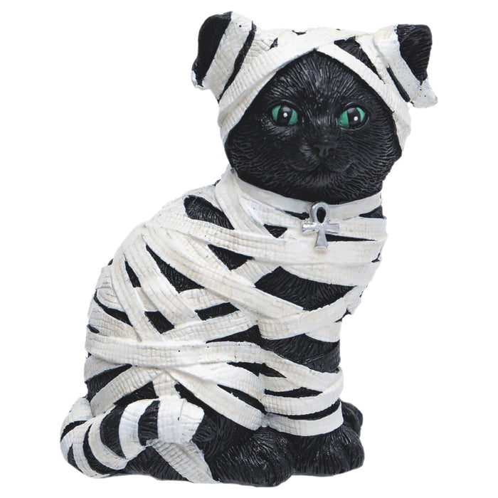 Mummy Black Cat Figurine