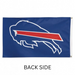 back side Buffalo Bills Logo Blue Polyester Flag