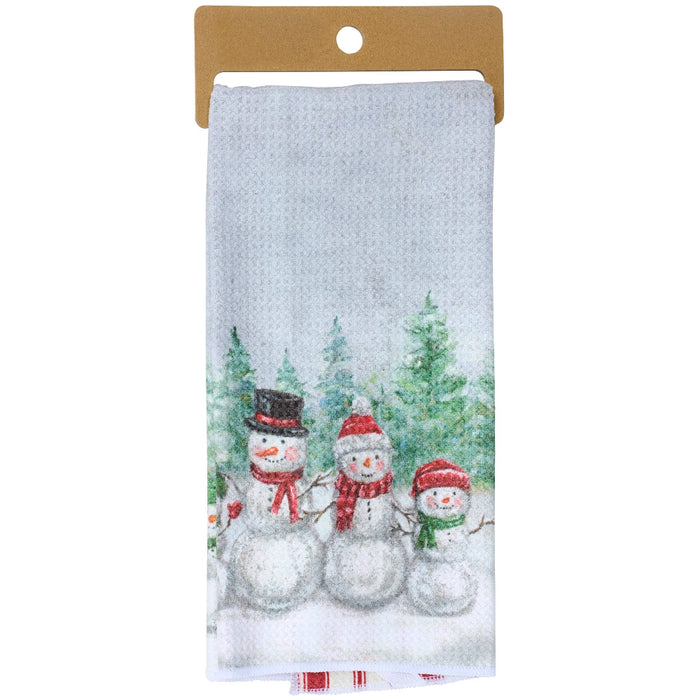 Snowman Family Kitchen Towel
