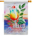 Cool Summer Drink Banner Flag